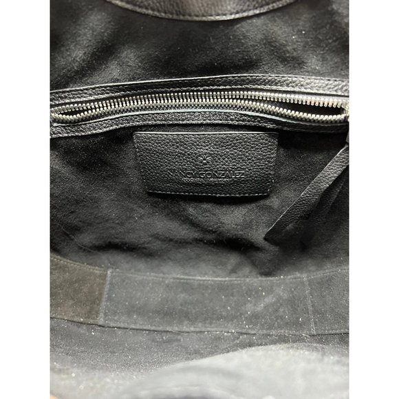 Nancy Gonzalez Spring 2021 Large Bogota Wicker & Leather Hobo Bag Black $1,950 - Picture 6 of 6